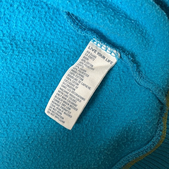 American Eagle Outfitters 3/4 Sleeve Zip Hoodie - Blue - Picture 7 of 8